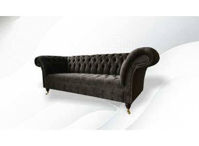 Chesterfield Original Möbel 3 Sitzer Couch Polster Sofas Couchen Textilsofa Neu