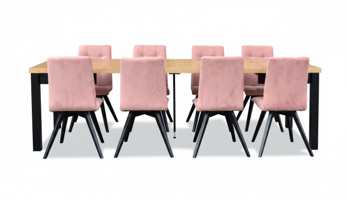 Modern Esszimmer Möbel Esstisch + 6 Stühle Komplett Garnitur 7tlg. Set Gruppe