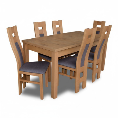 Esszimmer 6x Lehnstühle 7tlg Set Klassische Garnitur Esstisch Stuhl Gruppe Luxus