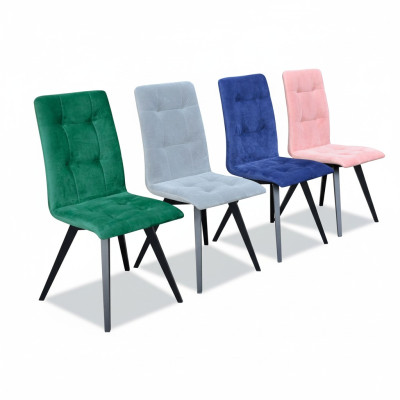 Stuhl Grau Design Wohnzimmer Esszimmer Holz Stühle Polster Lehnstuhl Design Neu