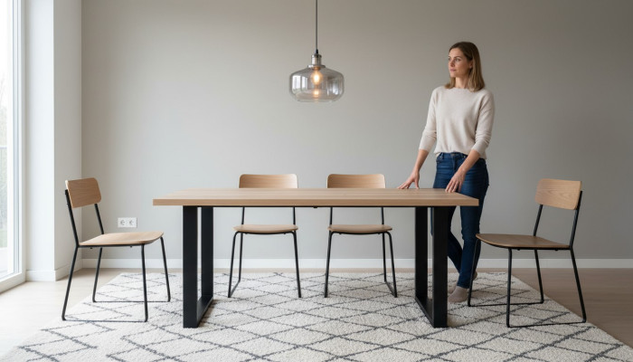 Tisch Designer Konferenztisch Holztisch Meeting Tische Esszimmer Esstische Neu