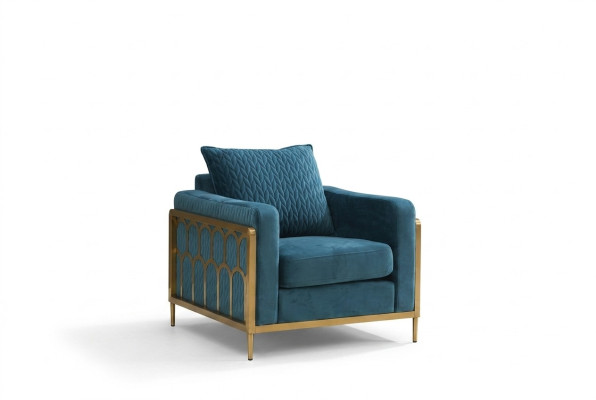 Sessel Club Lounge Designer Stuhl Lehn Polster Sofa 1 Sitzer Fernseh Neu