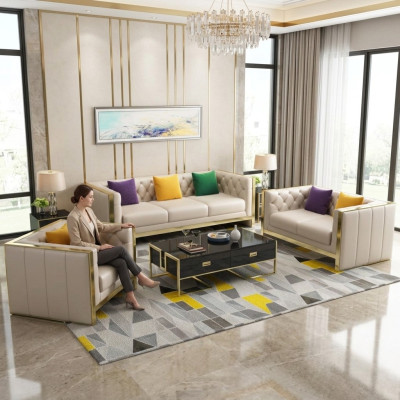 Sofagarnitur 3+2+1 Sitzer Set Design Sofa Polster Couchen Couch Modern Luxus 