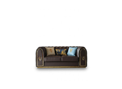 Dreisitzer Design Sofa 3 Sitzer Relax Sofas Polster Couch Sitz Chesterfield Neu