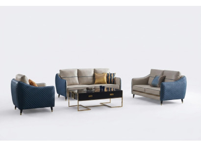 Sofa 2 Sitzer Design Sofas Polster Couchen Textil Relax Moderne Sitz