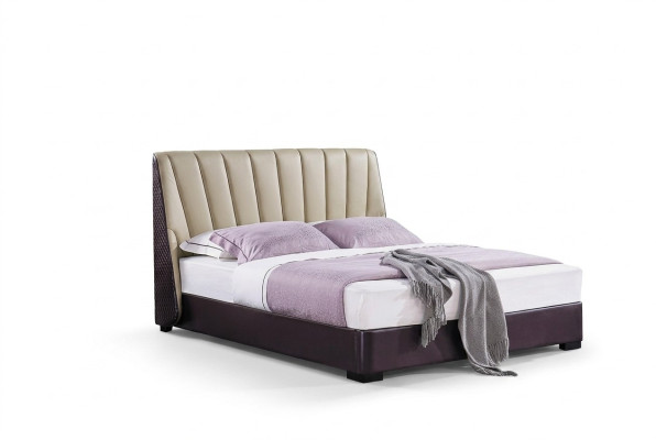 Bett Polsterbett Luxus Schlafzimmer Design Betten Textil Holz Bettgestell Neu