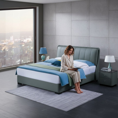 Luxus Schlafzimmer Möbel Bett 2x Nachttisch Set Betten Hotel Möbel 3tlg. Neu