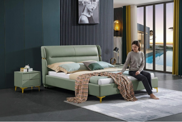 Klassisches Bett Doppelbett Betten Holz Schlafzimmer Italienische Möbel