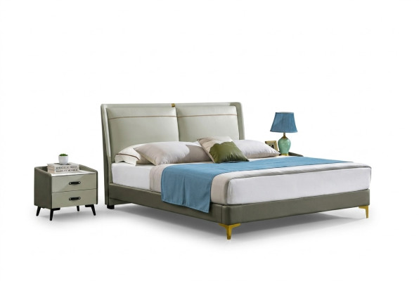 Luxus Schlafzimmer Möbel Design Bett Polster Ehe Betten Doppelbett
