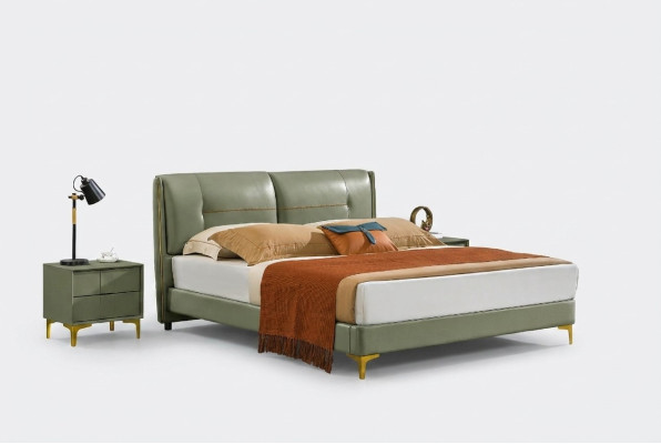 Schlafzimmer Bett 3 Nachttische tlg. Set Design Luxus Betten Holz Doppelbett
