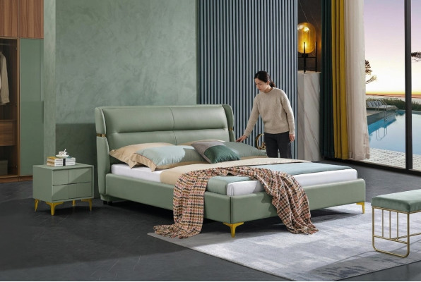 Luxus Bett Schlafzimmer Möbel 2x Nachttisch Set Betten hotel möbel 3tlg.