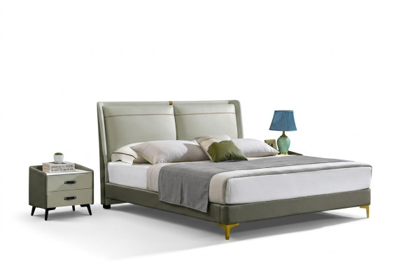 Schlafzimmer 3tlg. Set Bett 2x Nachttisch Konsole Betten Doppel Hotel
