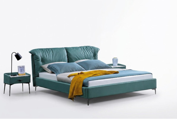 Schlafzimmer Bett Nachttische 3 tlg. Set Design Luxus Betten Holz