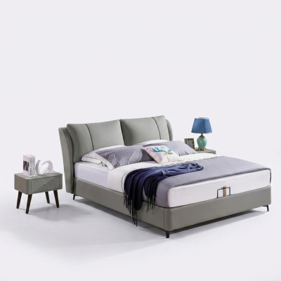Bett 2x Nachttisch 3 tlg. Schlafzimmer Set Design Modern Luxus Betten Gruppe Neu
