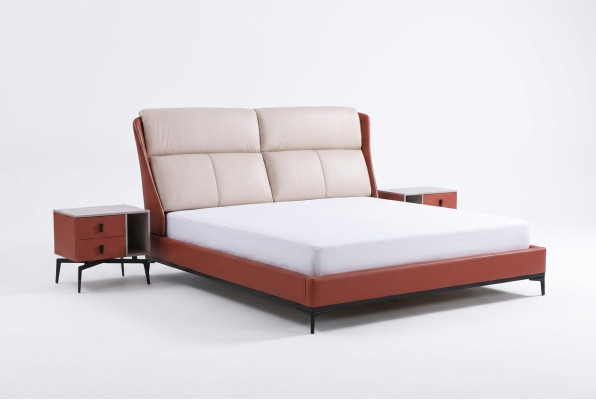 Klassische Schlafzimmer Set Bett 2x Nachttisch Kommode 3tlg. Set Betten Schwarz