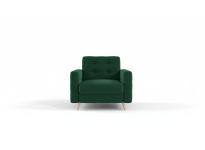 Sessel Stuhl Esszimmer Fernseh Lounge Sitz Grün Modern Design Polsterstuhl Neu