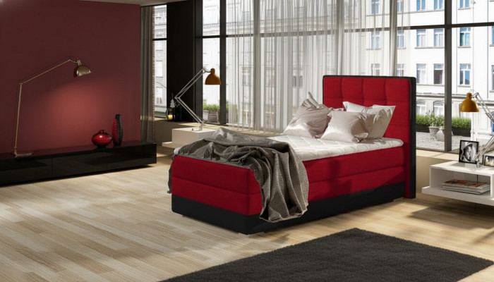 Bett Polster Design Luxus Hotel Betten 90x200cm Schlaf Zimmer Boxspring Single