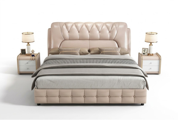 Designer Bett Polster Design Luxus Doppel Hotel Betten 180x200cm