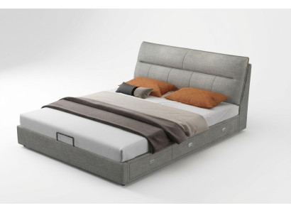 Design Leder Bett Modernes Hotel Gestell Luxus Schlaf Zimmer Doppel Betten Ehe