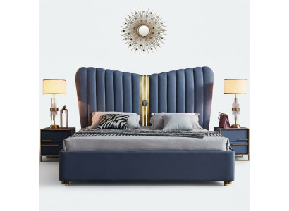 Bett Polster Design Luxus Hotel Betten 150/180cm Schlaf Zimmer Doppel