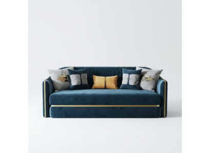 Design Textil Edelstahl Big 3 Sitzer Couch Leder Stoff Sofas Couchen Möbe