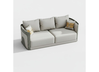 Sofa Dreisitzer Couch Klassische Neu Polster Deko 3 Sitzer Leder Couchen