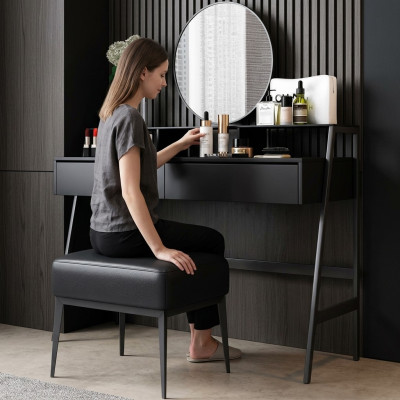 Designer Konsolen Schminktisch Kosmetik Tisch Spiegel Kommode