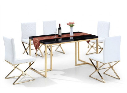 Esstisch 4x Stühle Esszimmer Set Komplett Set Ess Gruppe Tisch 5tlg