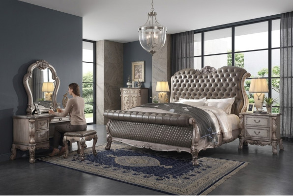 Schlafzimmer 6 tlg Design. Schlafzimmer Komplett Set Bett Nachttisch Kommode Neu