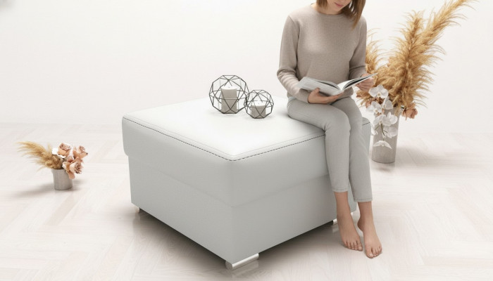 Pufa Polsterhocker Pufa Bank Sitzhocker Hocker Bank Sitz Fußhocker