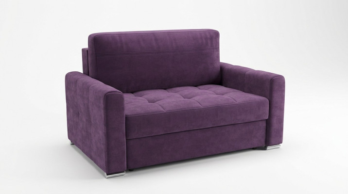 Sessel Relax Textil Lounge Club Polster Design Couch Sofa Sitzer Luxus Lila Neu