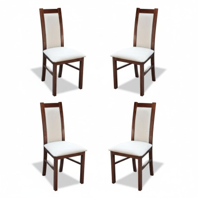 Esszimmer Garnitur Esszimmer Stühle K17 4x Stuhl Set Echtes Holz Polster Sitz