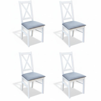 Esszimmer Lehn Polster Sitz Stühle Garnitur Komplett K22 4x Designer Stuhl Set