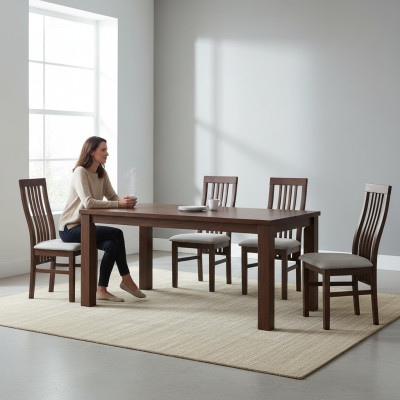 Textil Sitz Sessel Set Neu Club Fernseh Stuhl 4x Esszimmer Polsterstuhl Lounge