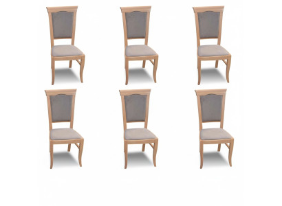 Gruppe Sessel Italienische Luxus Möbel Garnitur Esszimmerstuhl Set 6X Stühle Neu