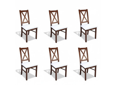 Garnitur Sessel 6x Lehnstühle Stühle Stuhl Polster Design Lounge Club Sitz Lehn