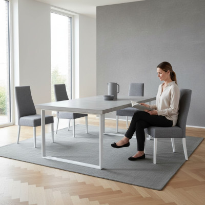 Esszimmer Küche Gruppe Set Stuhl Garnitur Sitz Polster Holz 4x Stühle Möbel Neu
