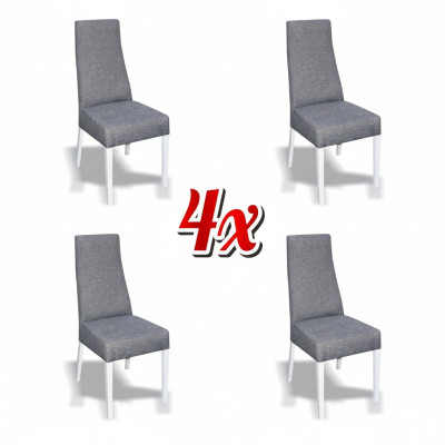 Esszimmer Küche Gruppe Set Stuhl Garnitur Sitz Polster Holz 4x Stühle Möbel Neu