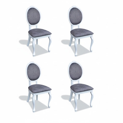 Stühle 4x Stuhl Set Echtes Holz Polster Sitz Esszimmer Garnitur Lehn Stühle Neu