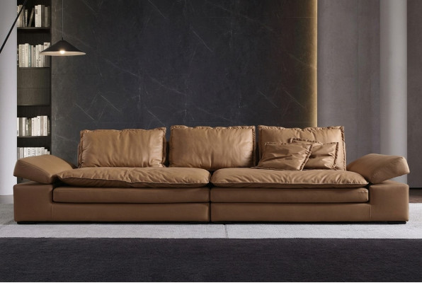 Sofas 4 Sitzer Textil Big Xxl Wohnzimmer Leder Neu Sofa Couch Möbel