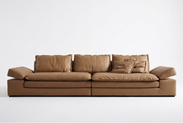 Sofas 4 Sitzer Textil Big Xxl Wohnzimmer Leder Neu Sofa Couch Möbel