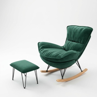 Sessel Designer Stuhl Polster Relax Textil Hocker Einsitzer Club Sofa