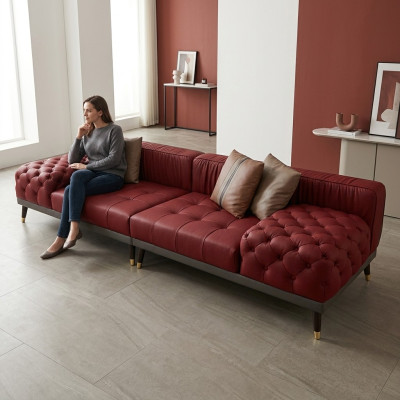 Chesterfield Big Sofa Luxus Möbel Couch Polster Sofas Sofa 4 Sitzer