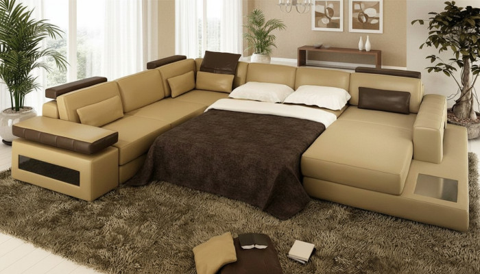 U-Form Couch Design Polster Textil Eck Modern Sofas Wohnlandschaft Ecksofa Stoff