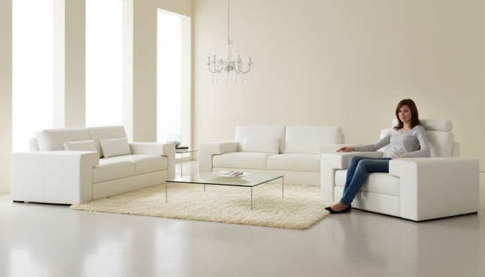 Sessel Einsitzer Lounge Club Möbel 1 Sitzer Sofa Couch Fernseh Polster Möbel Neu