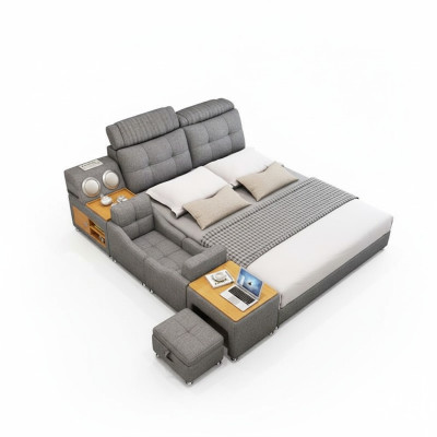 Bettgestell Betten 180x200cm Hotel Multifunktion Bett Doppelbetten