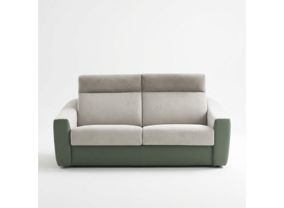 Designer Sofa 2 Sitzer Stoffsofa Schlafsofa Zweisitzer italienische Möbel Neu