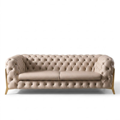 Kunstleder 3 Sitzer Sofa Wohnlandschaft Relax Sitz Design Couch Lounge Sofas