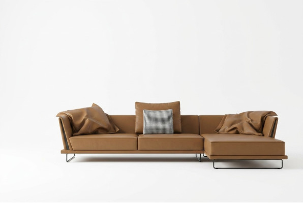 Ecksofa L-form Leder Wohnlandschaft Relax Sofa Design Couch Lounge Sofas Eck Neu