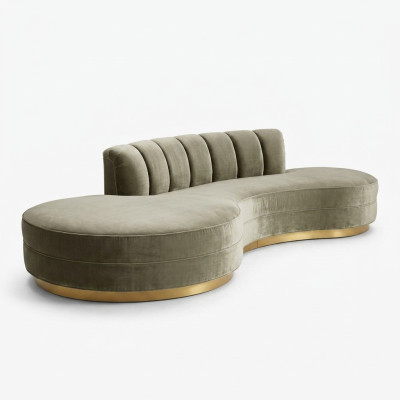 Runde Relax Couch Sofas Luxus Möbel Rund Sofa 3 Sitzer Rundcouchen Oval Ecke Neu